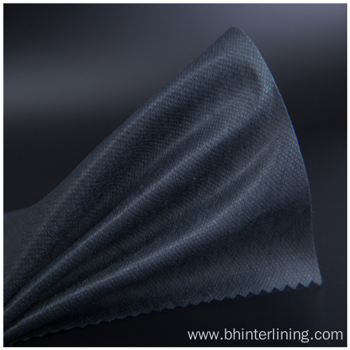 Nylon silicone oil non woven fusible interlining fabric